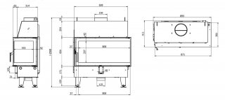DEFRO HOME IMPULS LA BL wymiary